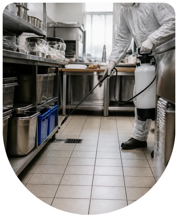 Дезинсекция кафе в Темрюке с гарантией безопасного результата